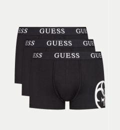 Снимка на Guess Комплект 3 чифта боксерки Placed Logo U4RG04 K6YW0 Черен