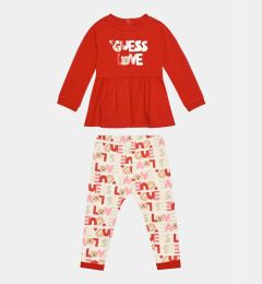 Снимка на Guess Комплект блуза и клин A3BG03 J1311 Червен Regular Fit