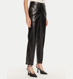 Снимка на Guess Панталони от имитация на кожа Lia W4YB18 WF8Q0 Черен Regular Fit