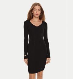 Снимка на Guess Плетена рокля Isabella W4BK07 Z3HP2 Черен Slim Fit