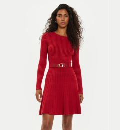 Снимка на Guess Плетена рокля W2BK29 Z2YJ2 Червен Regular Fit