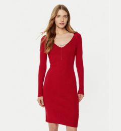 Снимка на Guess Плетена рокля W5RK07 Z2YJ2 Червен Regular Fit