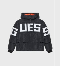 Снимка на Guess Пухено яке L4BL04 WB240 Черен Regular Fit