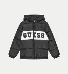 Снимка на Guess Пухено яке L4YL16 WGB60 Черен Regular Fit