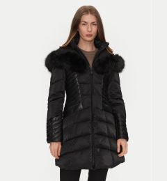 Снимка на Guess Пухено яке New Oxana W4BL61 WGLZ0 Черен Regular Fit