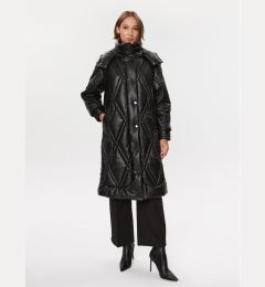 Снимка на Guess Пухено яке W3BL30 WFSP0 Черен Regular Fit