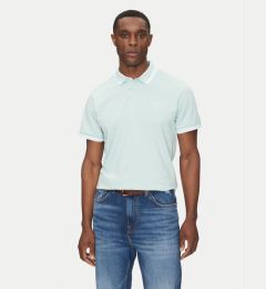 Снимка на Guess Тениска с яка и копчета M2GP34 KARS0 Зелен Regular Fit