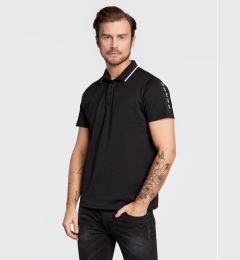 Снимка на Guess Тениска с яка и копчета M2YP25 KARS0 Черен Regular Fit