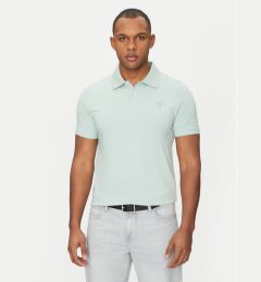Снимка на Guess Тениска с яка и копчета M5GP66 J1314 Зелен Regular Fit
