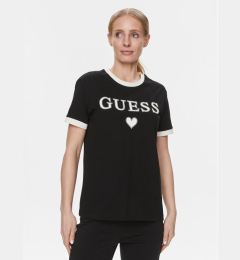 Снимка на Guess Тишърт Caryl V4RI04 K8FQ4 Черен Regular Fit