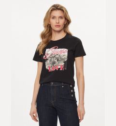 Снимка на Guess Тишърт Collage W4GI17 I3Z14 Черен Regular Fit