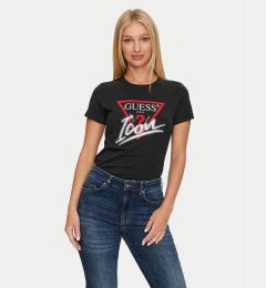 Снимка на Guess Тишърт Icon W4YI32 I3Z14 Черен Regular Fit