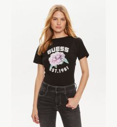 Снимка на Guess Тишърт Peony V4YI15 J1314 Черен Regular Fit