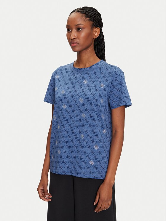 Снимка на Guess Тишърт V5GI16 I3Z14 Тъмносин Regular Fit