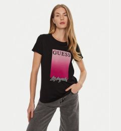 Снимка на Guess Тишърт W4BI30 JA914 Черен Regular Fit