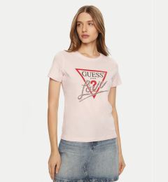 Снимка на Guess Тишърт W5RI10 I3Z14 Розов Regular Fit