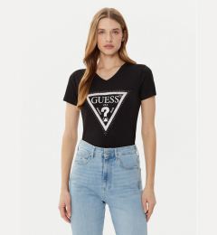 Снимка на Guess Тишърт W5RI21 J1314 Черен Regular Fit