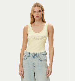 Снимка на Guess топ W5GP29 KA0H1 Жълт Regular Fit