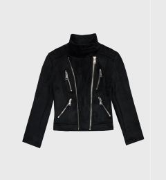 Снимка на Guess Яке от имитация на кожа J1BL30 WE0L0 Черен Regular Fit