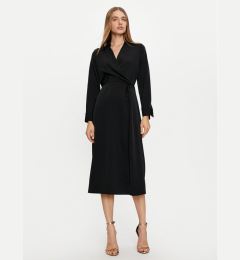 Снимка на Haveone Ежедневна рокля AFS-M062 Черен Regular Fit