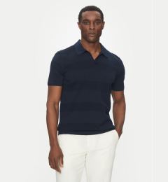 Снимка на Hechter Paris Тениска с яка и копчета 65009 151808 Тъмносин Regular Fit