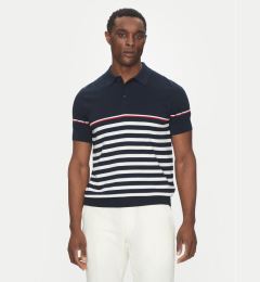 Снимка на Hechter Paris Тениска с яка и копчета 65017 151801 Тъмносин Regular Fit