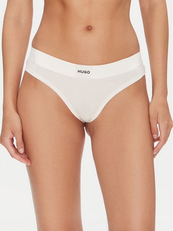 Снимка на HUGO Класически дамски бикини Brief Red Label 50502754 Екрю