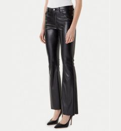 Снимка на HUGO Панталони от имитация на кожа Hableu-1 50542417 Черен Slim Fit