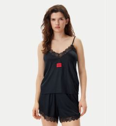 Снимка на HUGO Тениска на пижама Red Label 50531653 Черен Regular Fit