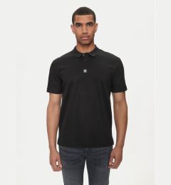 Снимка на Hugo Тениска с яка и копчета Deabono_D 50517638 Черен Regular Fit