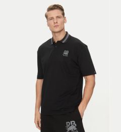 Снимка на HUGO Тениска с яка и копчета Dodac_RB 50542748 Черен Regular Fit