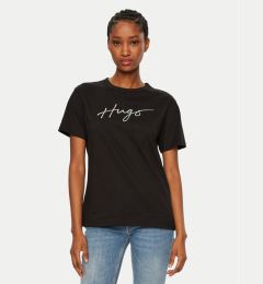 Снимка на HUGO Тишърт Damacia 50535491 Черен Regular Fit