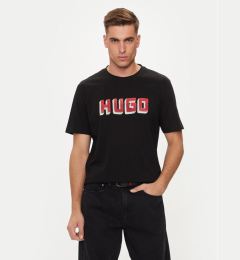 Снимка на Hugo Тишърт Daqerio 50516624 Черен Regular Fit