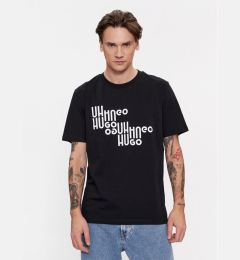 Снимка на Hugo Тишърт Davalon 50504936 Черен Regular Fit
