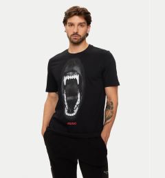 Снимка на Hugo Тишърт Dayaking 50523979 Черен Regular Fit