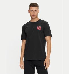 Снимка на Hugo Тишърт Dimoniti 50522434 Черен Regular Fit