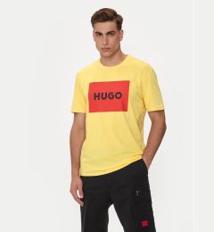 Снимка на Hugo Тишърт Dulive222 50467952 Жълт Regular Fit