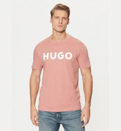 Снимка на HUGO Тишърт Dulivio 50467556 Розов Regular Fit