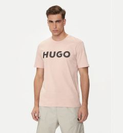 Снимка на Hugo Тишърт Dulivio 50513309 Розов Regular Fit