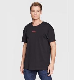Снимка на Hugo Тишърт Linked 50480246 Черен Regular Fit