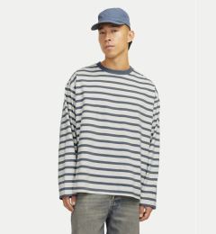 Снимка на Jack & Jones Тениска с дълъг ръкав Islington 12273202 Син Loose Fit