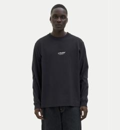 Снимка на Jack & Jones Тениска с дълъг ръкав Soho 12278788 Черен Relaxed Fit