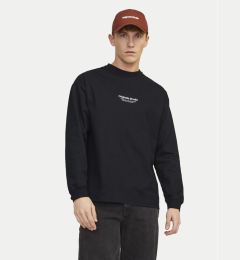 Снимка на Jack & Jones Тениска с дълъг ръкав Vesterbro 12251775 Черен Loose Fit