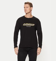 Снимка на Jack & Jones Тениска с дълъг ръкав Vesterbro 12266419 Черен Relaxed Fit