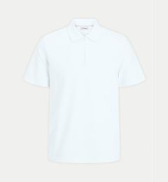 Снимка на Jack & Jones Тениска с яка и копчета Benja 12269338 Бял Regular Fit