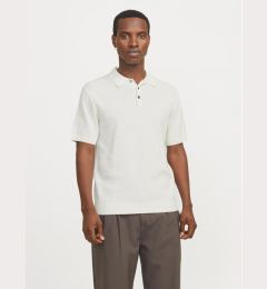 Снимка на Jack & Jones Тениска с яка и копчета Cooper 12271483 Бял Regular Fit
