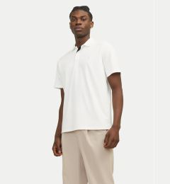 Снимка на Jack & Jones Тениска с яка и копчета Crodney 12251180 Бял Regular Fit