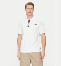 Снимка на Jack & Jones Тениска с яка и копчета Fusion 12273127 Бял Regular Fit