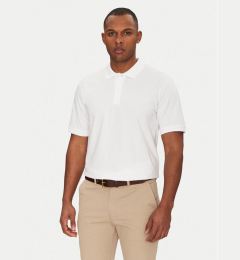 Снимка на Jack & Jones Тениска с яка и копчета Jaxon 12268227 Бял Regular Fit