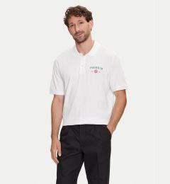 Снимка на Jack & Jones Тениска с яка и копчета Jprblaalfie 12259678 Бял Regular Fit